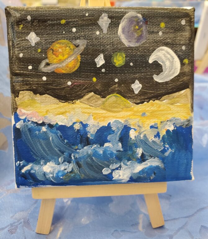 "Cosmic Beach" by Norah H.