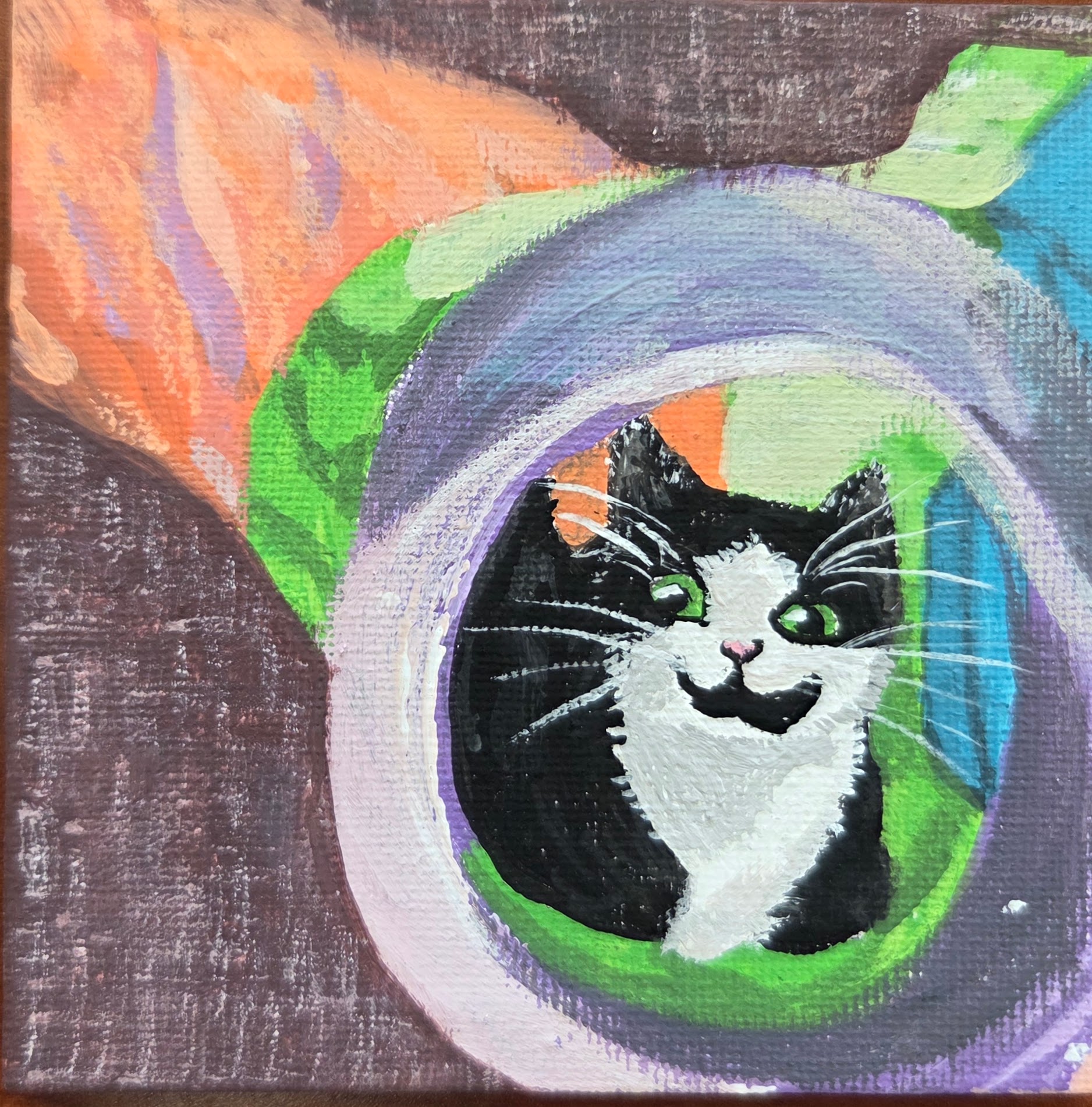 "Pickles in Play Tunnel" by Melissa P.Y.