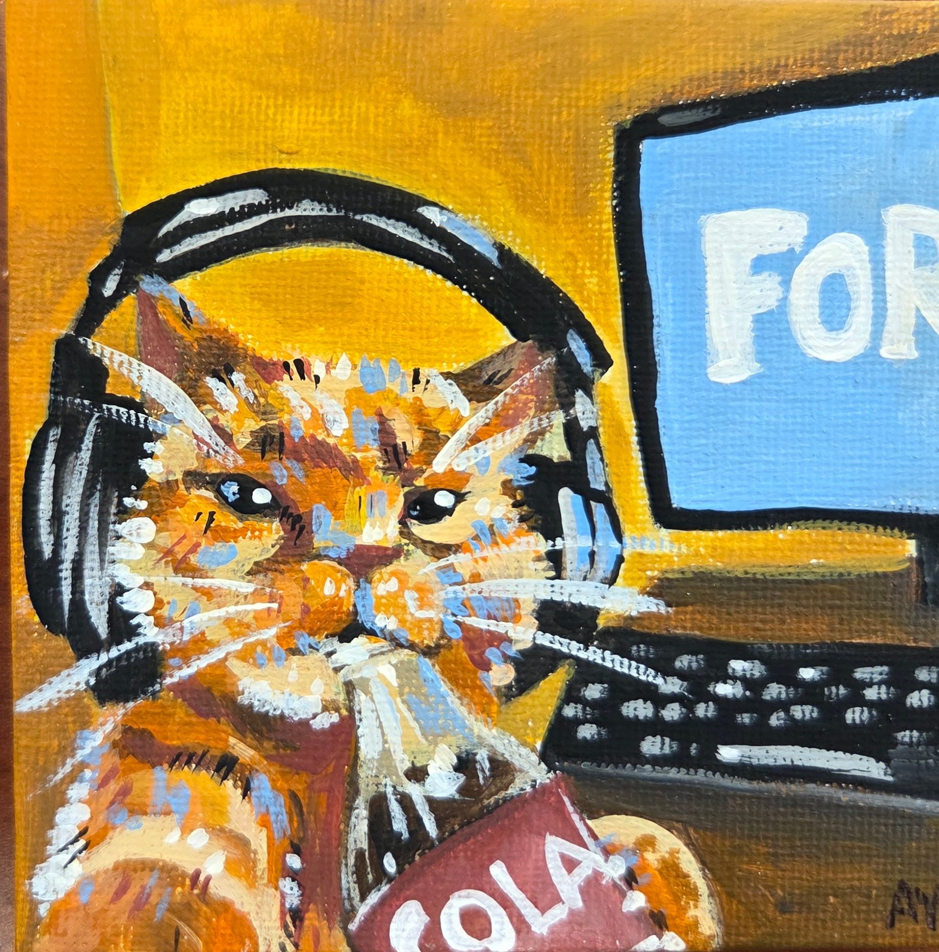 "Trink Cola und Fornite Spelin" by Addie Y.